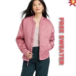 A New Day | NWT Pink Bomber Jacket